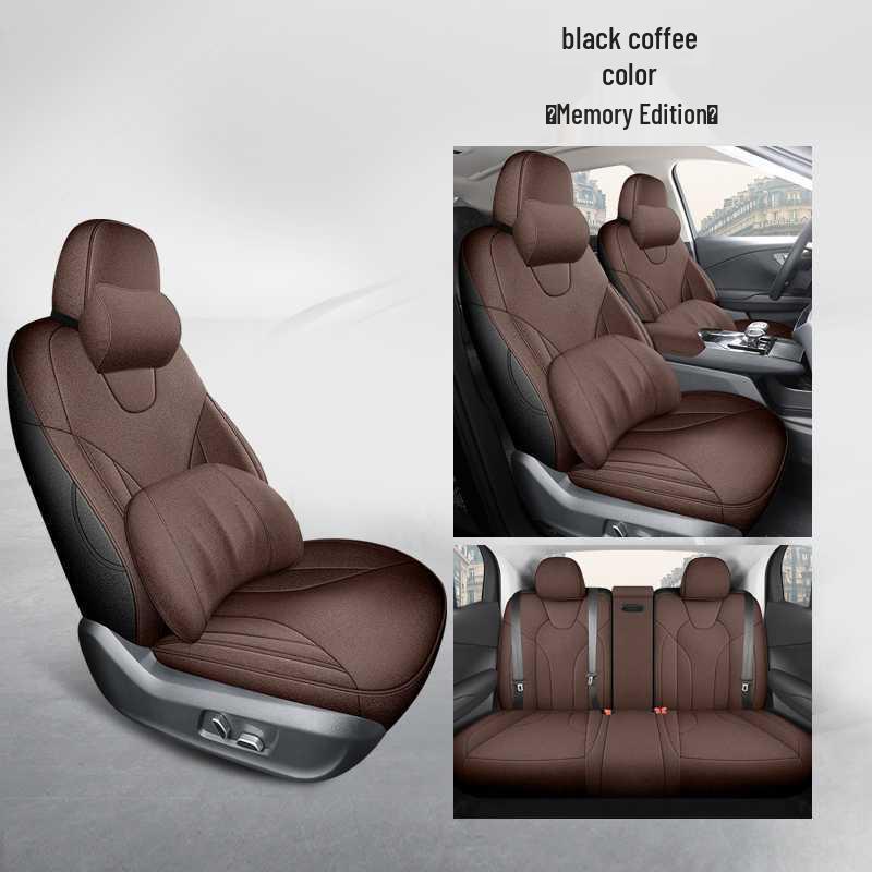 Всесезонные льняные чехлы на сиденья для Hongqi EQM5 Travel Edition EV