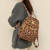 Сумка с леопардовым принтом, женский рюкзак, большой вместимости, дорожный рюкзак