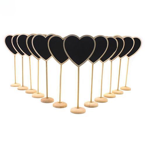 10 шт. Мини деревянная доска объявлений Свадебная доска для записей мелом доска для показа ARI