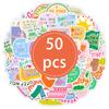 50PCS Inspirational Quote Stickers Waterproof Vinyl Motivational Words Decals for Water Bottle Journaling