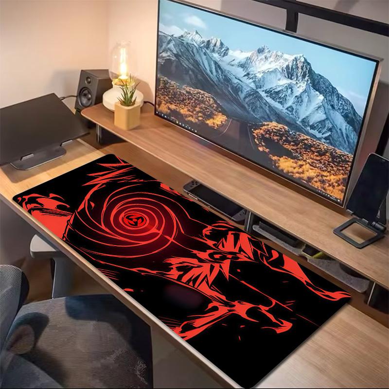Obito Uchiha Print Cushion Non-slip Laptop Tablet Big Mousepad XXL Mat Mini PC Playmat With Lock edge