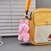 Soft Rabbit Plush Doll Pendant Fluffy Plush Bunny Keychain Bunny Plush Stuffed Toy  Kids Gifts