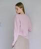 AHWE Cashmere Wool Blend V-Neck Knit_Baby Pink