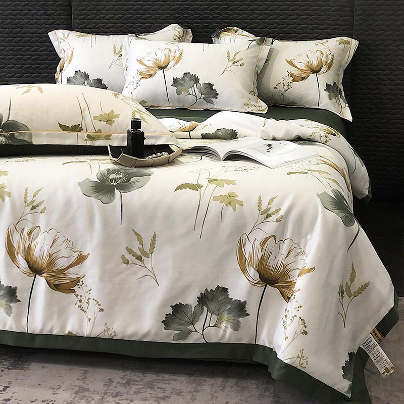 Летний комплект одеяла из тенселя: 25 дизайнов - Легкий шелк, Стирающийся, Идеально подходит для кроватей в студенческих общежитиях