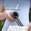 Southeast Asia 2026 GS5 High-Speed Leafless Mini Handheld Fan with 100-Speed Digital Display