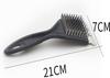 Brosse de nettoyage pour barbecue - WENDD - 4 pièces - Acier inoxydable - Noir