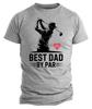 Best Dad by Par Golf Shirt, Funny Father's Day Gift 2025, Golf Dad T-shirt, Humorous Dad Tee, Golfer Dad Gift, Dad Birthday Shirt