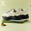 Jordan QIAODAN casual shoes for girls, mesh breathable sports shoes, thick soled dad shoes