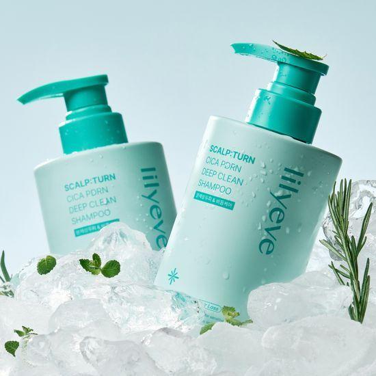 lilyeve Шампунь Scalpturn Cica PDRN для глубокого очищения 500 г