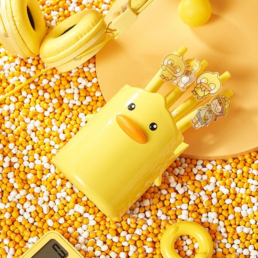 Home/Office Supplies Desktop Storage Box Student Stationery Pencil Case Yellow Duck Pen Holder