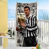 Juventus Customizable Name Beach Towel Super Soft Microfiber Quickdry Fabric Perfect for Traveling Yoga Camping and Swimming