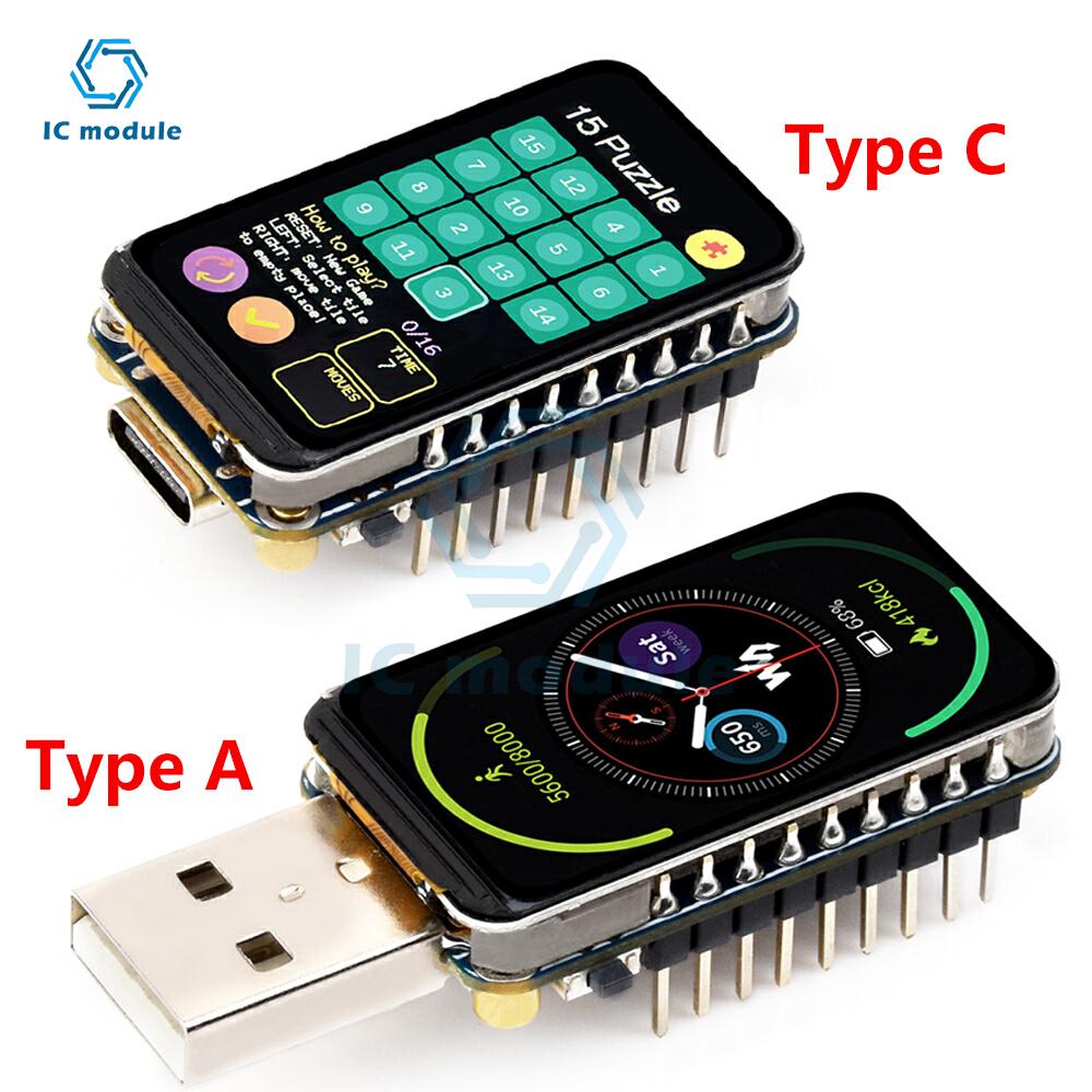 RP2350 1.47-inch LCD Display Development Board RP2350A 172 x 320 RGB color Screen Dual Core Dual Architecture Development Board