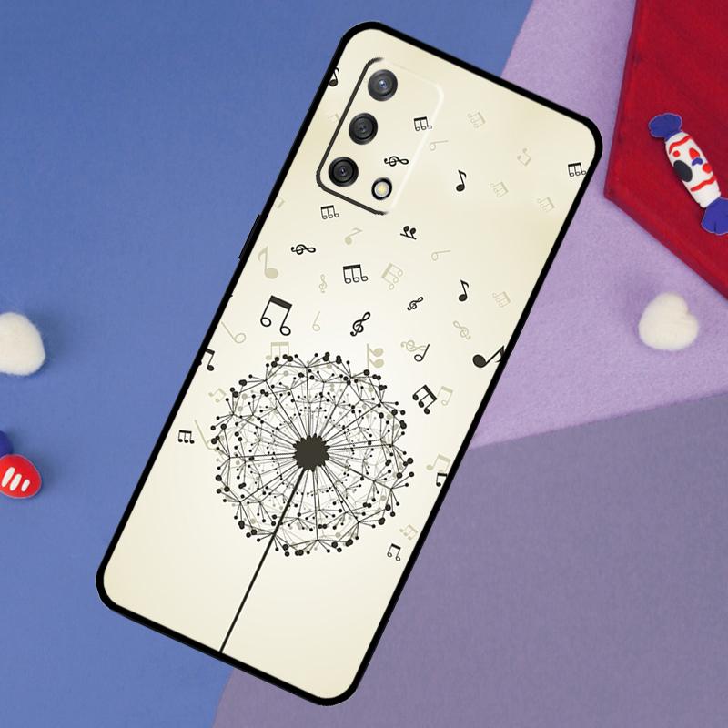 Минималистичный Чехол для Любителя Музыки для Oppo A78 A18 A38 A74 A94 A54 A58 A98 A80 A60 A40 A96 A76 A16 A15 A17 A57 A5 A6 Pro