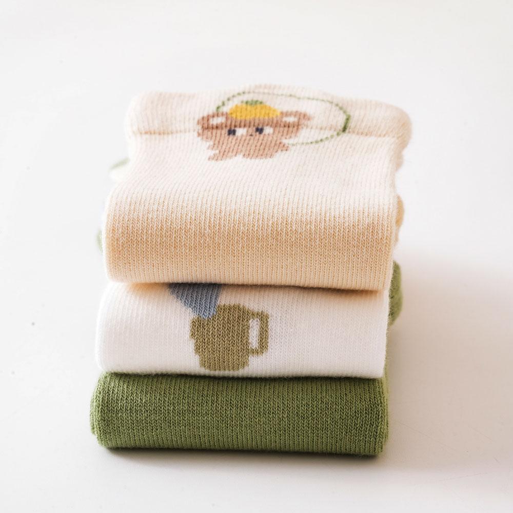 3 пары/лот детские гольфы, хлопковые милые длинные носки с героями мультфильмов для маленьких девочек и мальчиков, высокие гольфы для новорожденных, От 0 до 3 лет