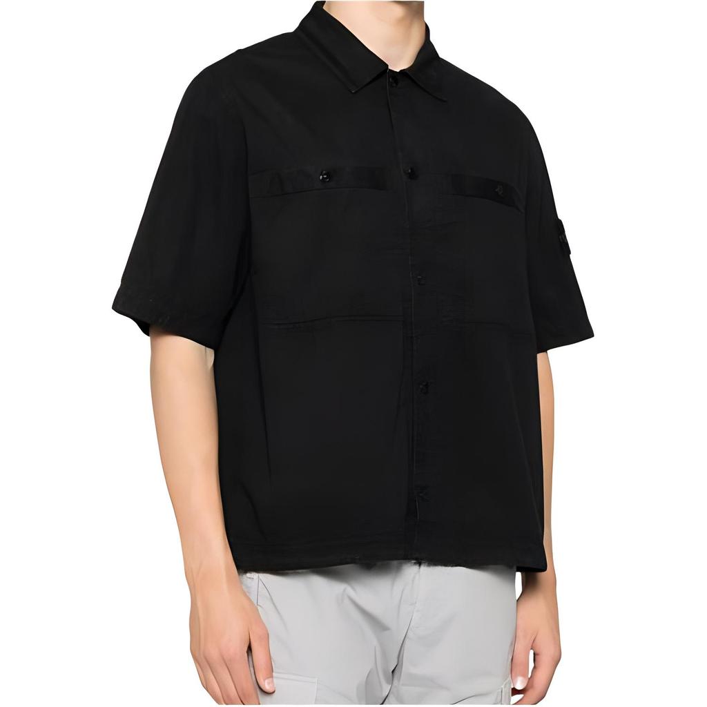 STONE ISLAND Рубашка с коротким рукавом и нашивкой-компасом K1S151200029S00WN-V0129