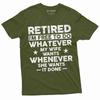 Men's Funny Retirement T-shirt Retired Shirt Retirement Gifts for Men Grandpa