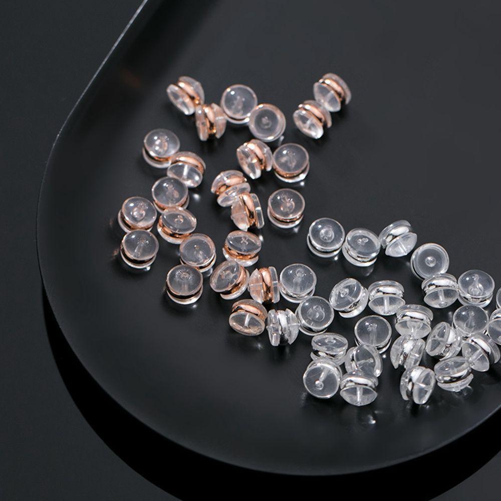 Soft Glue Jewelry Findings Earring Back Stoppers Ear Stud Backs Earring Pads DIY Stopper Plugs