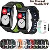 Ремешок для Huawei Watch Fit, умный силиконовый ремешок для часов, браслет, Watch fit Special Edition, аксессуары с принтом, спорт