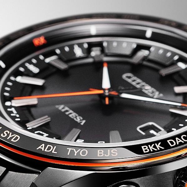 Citizen CB0286-61E ( Watch ATTESA Solar-powered Eco-Drive Radio-controlled ACT Line Black Titanium Series)