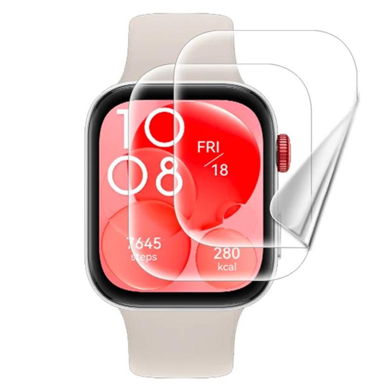 1-3Pcs Soft TPU Hydrogel Film For Huawei Watch Fit 3 Screen Protector For Huawei Watch Fit3 Full Coverage Protective Films Cover