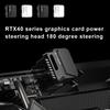 GPU Power Connector for RTX40 Series Graphics Card 12VHPWR 16PIN 180 Degree Angled Power Adapter PCIE
