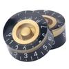 4 шт. Ручки для электрогитары Черно-золотые Speed Volume Tone Speed Control Knobs Для гитар стиля Lp St Детали для бас-гитары Замена
