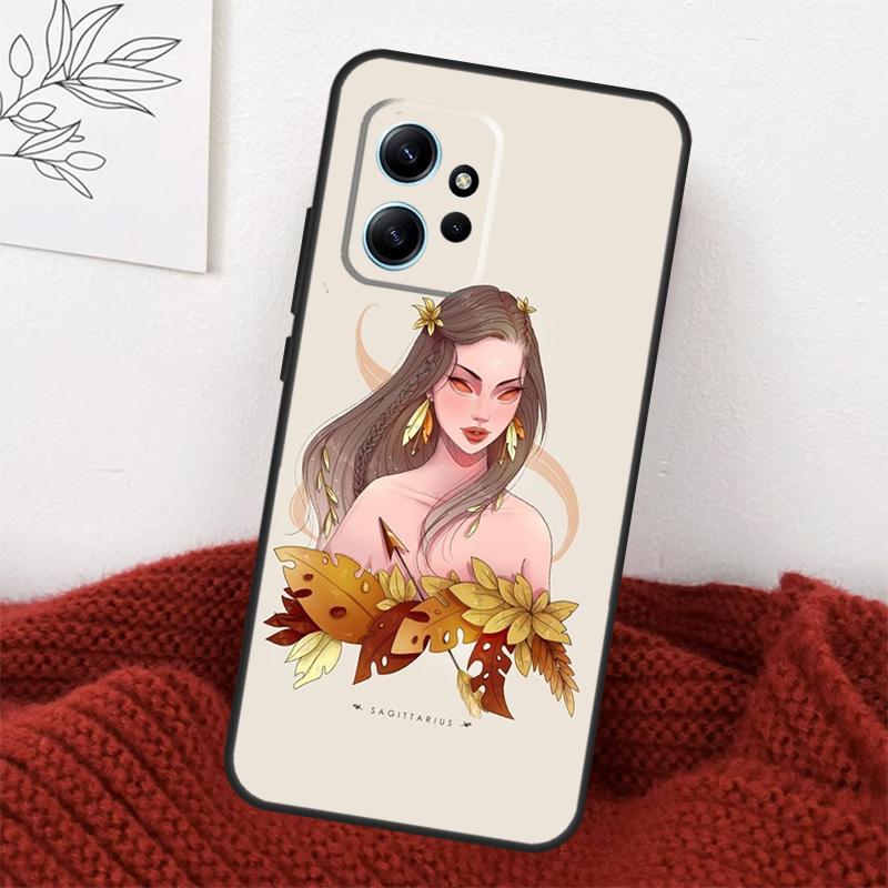 Чехол Horoscope Girl Scorpio Taurus Virgo для Xiaomi Redmi Note 13 10 11 12 14 15 Pro Plus Чехол для Redmi 15 15C 14C 10C 12C 13C