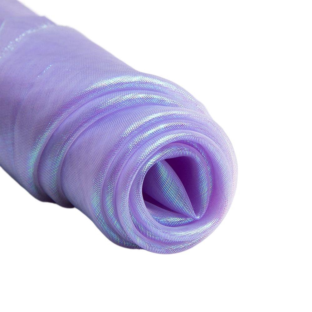 Красочная голографическая блестящая ручная работа DIY для сцены, свадебного декора, марлевая ткань, вуаль, тюль, рулон