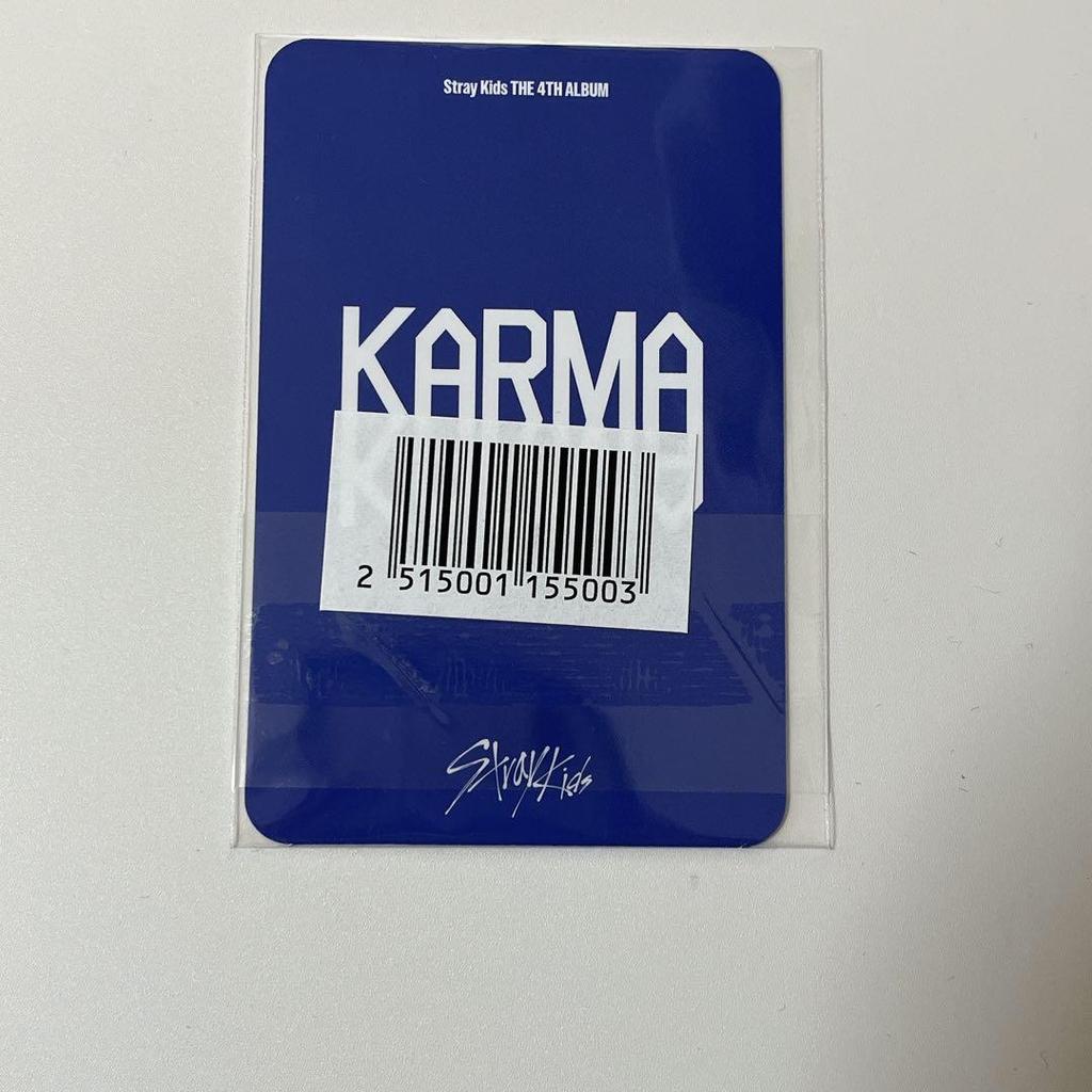 [USED] StrayKids KARMA yes24 bonus trading card Reno
