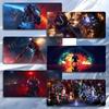 Game Scifi Mmass Effect Mouse Pad Mousepad Large Gaming Lockedge Thickened Pc Table Desk Mat