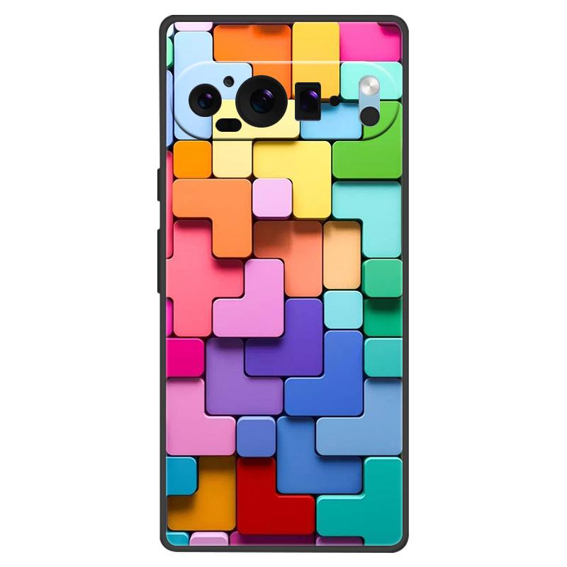 For Google Pixel 9 Pro XL Case Silicone Luxury Space Soft Bumper for Pixel 9 9Pro 9ProXL 5G Phone Cover TPU Funda Fashion Bag