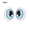 50pcs High Transparency Doll Eyes Accessories Multistyles Simulation Glass Eye Patches