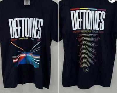 Deftones Тур 2025 Мерч Североамериканские Даты Футболка Унисекс Футболка