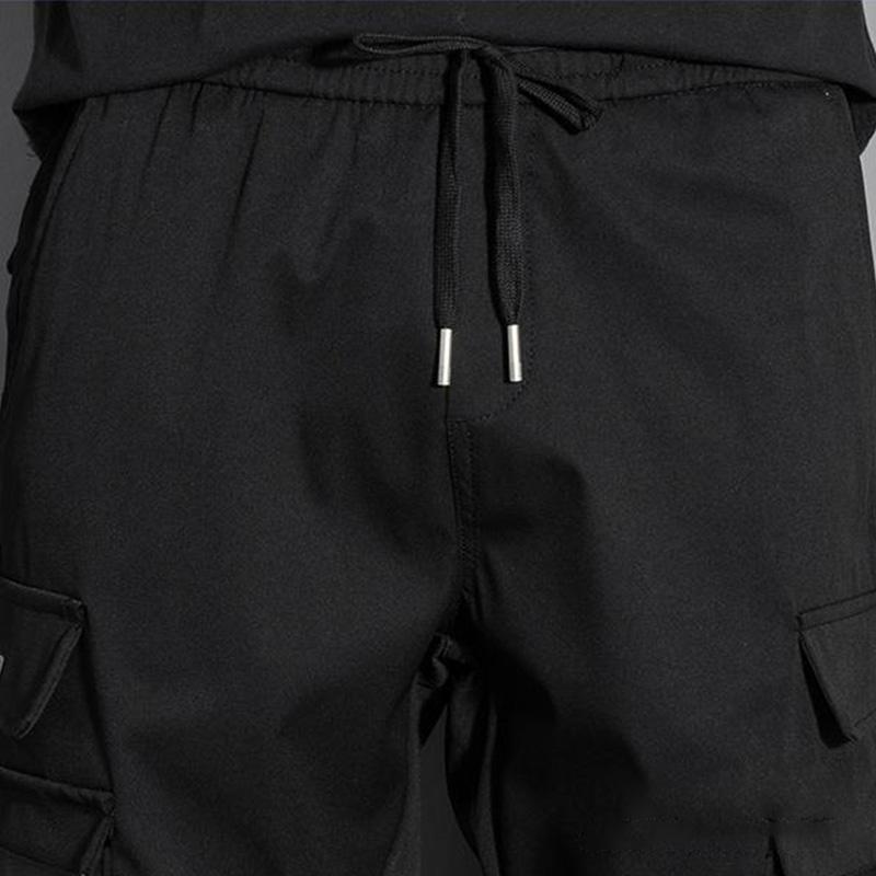 Классическая уличная одежда, повседневные брюки, мужские шаровары для бега, мужские облегающие весенние брюки-карго в стиле милитари, брюки с несколькими карманами