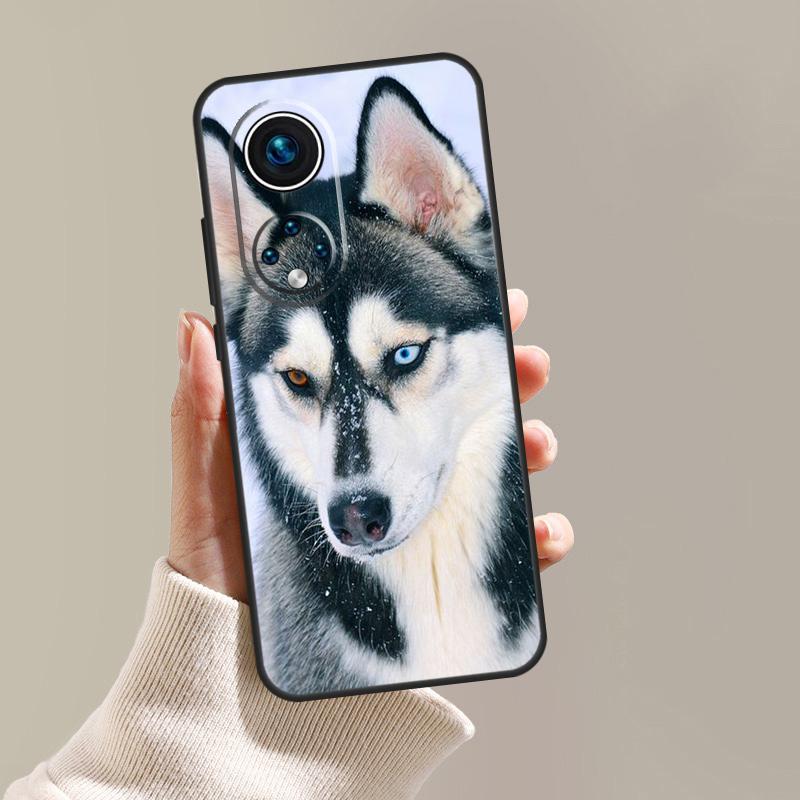 Чехол с рисунком щенка хаски для Honor Magic 8 6 5 7 Lite 400 Pro 200 90 70 50 X8c X8b X9a X9b X9c X9d Win RT
