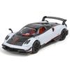 1/32 Pagani Huayra BC Alloy Sports Model Diecast Metal Racing Car Vehicles Model Simulation Sound Light Collection Kids Toy Gift