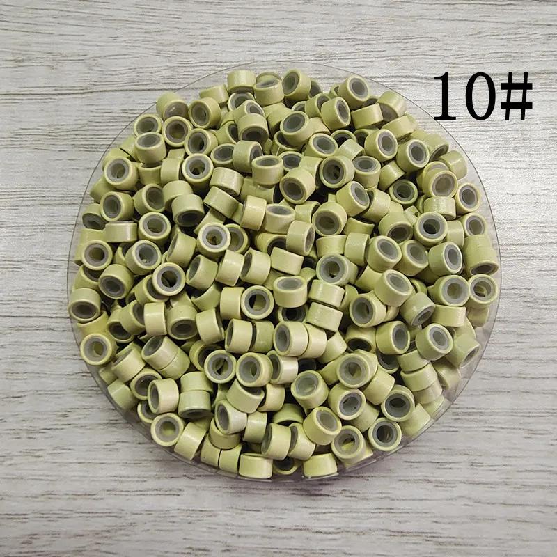 1 сумка/100 шт. микро звенья/бусины + 1 шт. игла для вытягивания + 1 шт. игла для вязания крючком + 1 шт. плоскогубцы с 3 отверстиями набор инструментов для наращивания волос