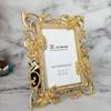 New 6 Inch European Style Golden Photo Frames Modern Simple Butterfly, Metal Fashion Luxury Home Ornament Decorative