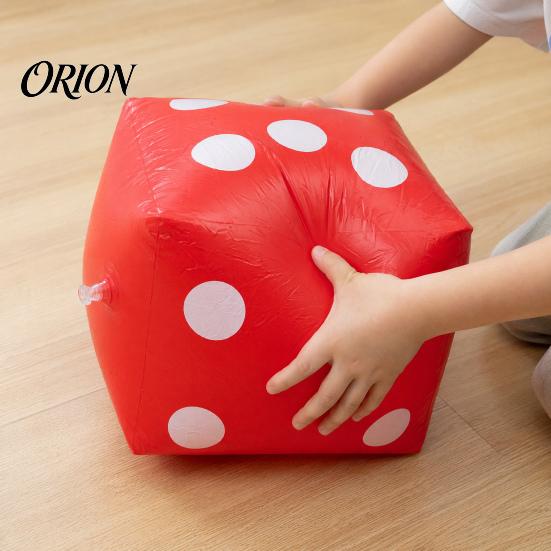 Надувная игра в кости, игрушка 11,8 дюйма, большая ПВХ-игра для вечеринок детей, интерактивные гигантские настольные игры для баров, KTV, для игры в помещении и на улице, разноцветная