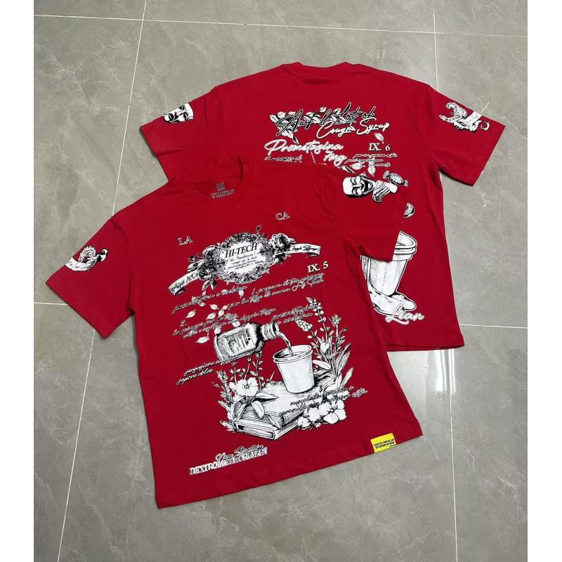 Oversized Short Sleeve T-Shirt Teens Casual Cotton Tee With Letter Print