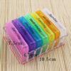 Portable Weekly 7 Day Push Button Pill Holder Travel Medicine Box Case Organizer