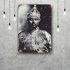 Хайле Селасси Классический Постер Ржавая Металлическая Табличка Ретро Декоративная Тарелка Бар Мужская Берлога Гараж Клуб Металлическая Вывеска Настенное Украшение