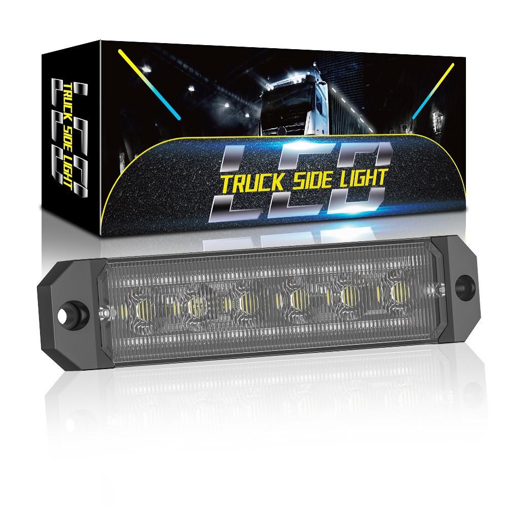 Грузовик 12В/24В 6SMD Светодиодный сигнальный свет – Постоянная решетчатая световая панель с янтарными/желтыми/красными/синими сигнальными огнями (АБС, для фар автомобиля)