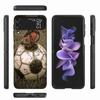Чехол для телефона с дизайном футбольного мяча для Samsung Z Flip 6 7 5G Z Flip 5 Galaxy Z Flip 3 4 5G ZFlip Ударопрочный Жесткий Чехол ТПУ P