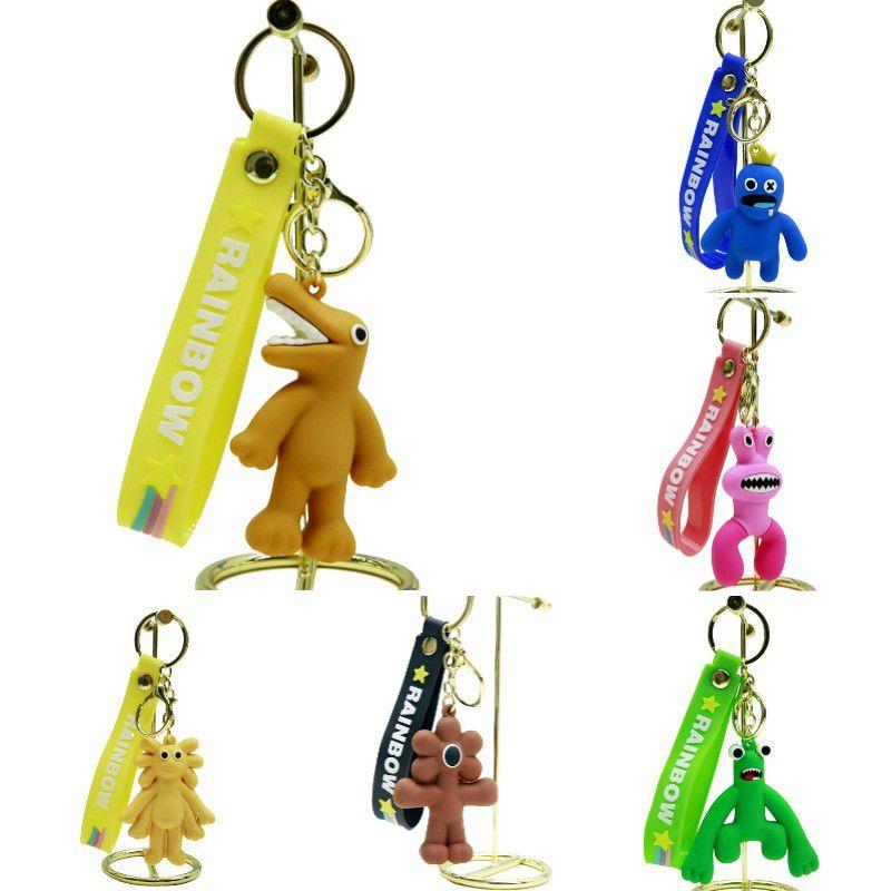 Stylish Roblox Rainbow Friends Pvc Keychain Kids Gift Xmas Ornament