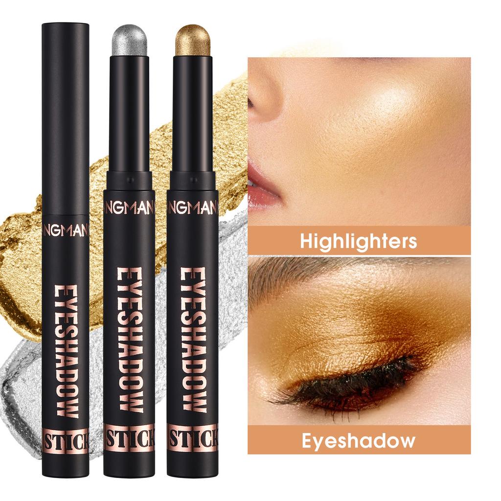 Langmanni Multicolor Eyeshadow Stick Smudge High Lasting and Easy Color