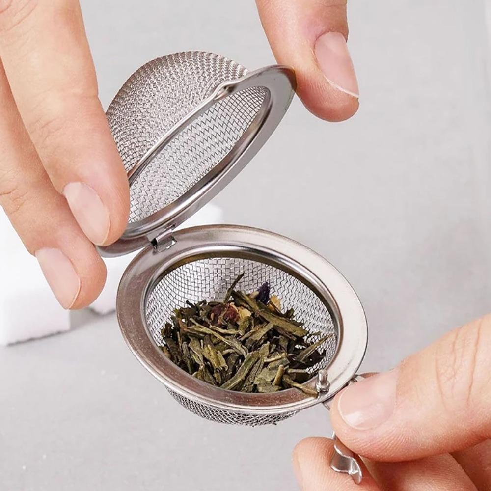 2PCS Stainless Steel Butterfly Bee Chain Tea Infuser Fine Mesh Spice Ball Tea Strainer Soup