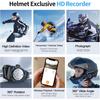 2 в 1 мотоциклетный шлем Bluetooth-гарнитура беспроводной Wi-Fi мотоциклетный видеорегистратор 1080P HD камера Громкая связь вызов музыка наушники Motos водонепроницаемый видеорегистратор