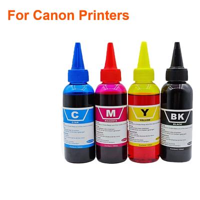 Универсальные чернила для принтеров Canon, непрерывная подача чернил, 100 мл, совместимы с 845, 846, 815, 816, 840, 841, жидкость для заправки