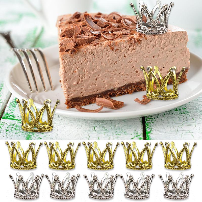Свадебный декор, мини-корона, топпер для торта со стразами, крошечная детская маленькая тиара, корона